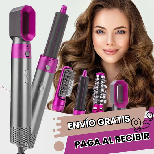 Cepillo EstiloPro 5en1™: Suavidad y Brillo sin Complicaciones